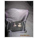 Oval Mother of Pearl and Resin Cufflinks