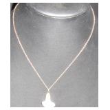 Lily Flower Pendant Necklace