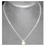 Silver-Tone Necklace with Yellow Flower and Star P