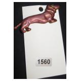 Dachshund Weiner Dog Figural Pin