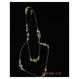 Beaded Multi-Strand Station Necklace