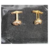 Gold Tone Knot Cufflinks