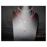 Set of Three Assorted Necklaces