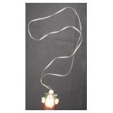 Santa Claus Figure Ornament with Ribbon Hanger