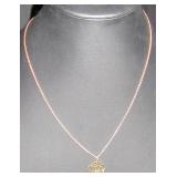 Rose Pendant Necklace