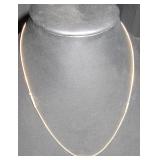 Gold-Tone Chain Necklace with Accent Bars