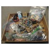 Assorted Scrap Jewelry and Craft Lot, 5+ Pounds