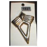 Silver-Tone Arrow Design Brooch