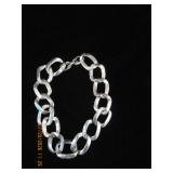 Silver-Tone Link Chain Necklace
