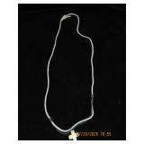 Cross Pendant Necklace on Cord