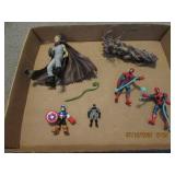 Assorted Superhero and Fantasy Character Action Fi