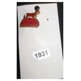 Vintage 1979 AVWBA Deer Enamel Pin