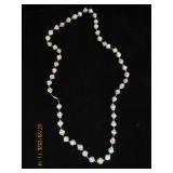 Beaded Paper Necklace with Multi-Colored Accents