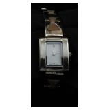 Womens Rectangular Swiss Made Quartz Watch