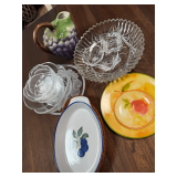 Assorted Fruit-Inspired Glassware and Serveware Collection