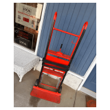 Appliance Hand Truck with Lever and Straps