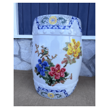 Taiwanese Floral & Bird Ceramic Garden Stool