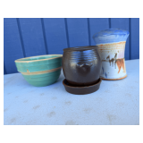 Studio Pottery Assortment - Three Distinct Vessels