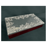 Godinger Silver Plate and Wood Box