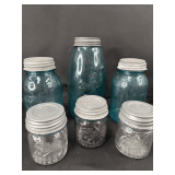 Assorted Ball Perfect Mason Jars, Group of Six