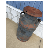 10 Gallon - Milk Can with Lid and Handles