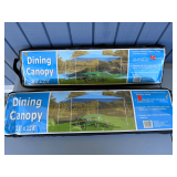 Two Target Brands Rip-Stop Dining Canopies