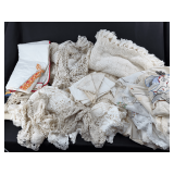 Textile Collection with Embroidered and Crocheted Elements