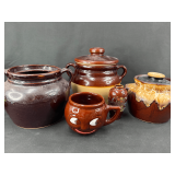 Collection of Stoneware Vessels