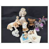 Ceramic Animal Figurine Grouping
