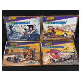 Johnny Lightning Wacky Winners Framed Prints Signed by Tom Daniel - Set of Four