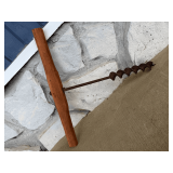 Timber Brace Drill Bit with Wooden Handle