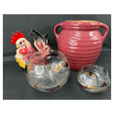 Mixed Decorative Pottery and Glass