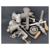 Assorted Meat Grinder Collection: Universal, Clearcut, and Challdens