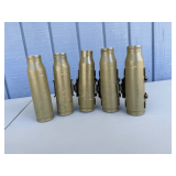 Five Dummy CTC 25MM M23 Cartridges
