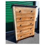 Rustic Style Five-Drawer Chest by International Furniture Direct