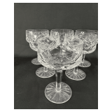 Parka Crystal Champagne Glasses, Set of Six