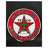 Texaco Gasoline Filling Station Motor Oils Sign