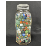 Jar of Assorted Marbles