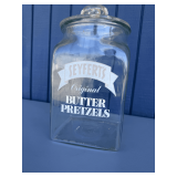 Seyfert's Original Butter Pretzels Glass Jar with Lid