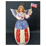 Jim Shore Heartwood Creek 'I Pledge Allegiance To The Flag' Figurine