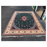 Floral Motif Area Rug 14x10