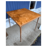 Folding Leg Sewing Table with Integrated Compartment