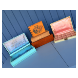 Assortment of Storage Boxes including Jewelry and Whiskey Packaging