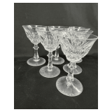 ECHT Bleikristall Handgeschliffen 6 count Cordial Glasses