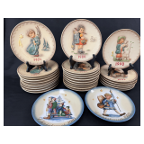 Hummel ans Smid Christmas Plates Collection: 1971-1991