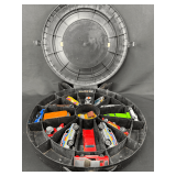 Collection of Hot Wheels Diecast Vehicles (includes Redlines) with Storage Case