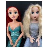 Disney's Frozen Elsa and The Little Mermaid Ariel Large Fashion Dolls