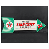Texaco Fire Chief Gasoline Arrow Sign