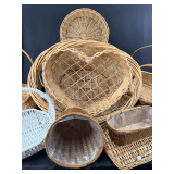 Assorted Decorative Wicker Baskets - A Woven Wonderland