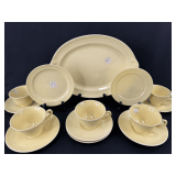 Lu-Ray Yellow Pastel Dishes